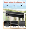 image:imageVEVOR Balcony Hanging Table 24 x 16 inch Metal Folding Balcony Railing Table 5Level Adjustable Fit Railing from 1 to 47 Serving for Outdoor Bar Patio amp Deck315 x 12 inch