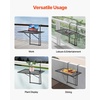 image:imageVEVOR Balcony Hanging Table 24 x 16 inch Metal Folding Balcony Railing Table 5Level Adjustable Fit Railing from 1 to 47 Serving for Outdoor Bar Patio amp Deck24 x 16 inch