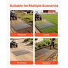 image:imageVEVOR Baseball Field Drag Mat Field Drag Yard Drag for ATVs UTVs Tractors Durable Galvanized Steel Mesh Drag Mat with Towing Chain for Gravel Driveway Ruts Farm Field Leveling6004 x 3598 x 039 inch
