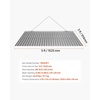 image:imageVEVOR Baseball Field Drag Mat Field Drag Yard Drag for ATVs UTVs Tractors Durable Galvanized Steel Mesh Drag Mat with Towing Chain for Gravel Driveway Ruts Farm Field Leveling6004 x 3598 x 039 inch