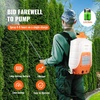 image:imageVEVOR Battery Powered Backpack Sprayer 090 PSI Adjustable Pressure 4 Gallon Tank Back Pack Sprayer 12V 8Ah Battery Wide Mouth Lid Spraying Cleaning amp Southern Ag Surfactant 16oz 1 Pint