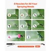 image:imageVEVOR Battery Powered Backpack Sprayer 4 Gallons Electric Lawn Sprayer with 8 Nozzles amp 2 Telescopic Wands 90PSI Adjustable Pressure 46 Hour Runtime Yard Sprayers for Lawn and Garden
