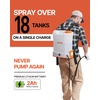 image:imageVEVOR Battery Powered Backpack Sprayer Electric Back Pack Sprayer 4 Gallon 2 Wands amp 8 Nozzles Adjustable 090 PSI 4H Runtime Portable Lawn amp Garden Sprayers for Weeding Spraying Cleaning32 Gal