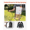 image:imageVEVOR Battery Powered Backpack Sprayer Electric Back Pack Sprayer 4 Gallon 2 Wands amp 8 Nozzles Adjustable 090 PSI 4H Runtime Portable Lawn amp Garden Sprayers for Weeding Spraying Cleaning32 Gal
