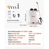 image:imageVEVOR Battery Powered Backpack Sprayer Electric Back Pack Sprayer 4 Gallon 2 Wands amp 8 Nozzles Adjustable 090 PSI 4H Runtime Portable Lawn amp Garden Sprayers for Weeding Spraying Cleaning32 Gal