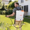 image:imageVEVOR Battery Powered Backpack Sprayer Electric Back Pack Sprayer 4 Gallon 2 Wands amp 8 Nozzles Adjustable 090 PSI 4H Runtime Portable Lawn amp Garden Sprayers for Weeding Spraying Cleaning32 Gal