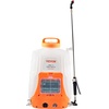 image:imageVEVOR Battery Powered Backpack Sprayer Electric Back Pack Sprayer 4 Gallon 2 Wands amp 8 Nozzles Adjustable 090 PSI 4H Runtime Portable Lawn amp Garden Sprayers for Weeding Spraying Cleaning4 Gal
