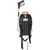 image:imageVEVOR Battery Powered Backpack Sprayer Electric Back Pack Sprayer 4 Gallon 2 Wands amp 8 Nozzles Adjustable 090 PSI 4H Runtime Portable Lawn amp Garden Sprayers for Weeding Spraying Cleaning4 Gal 18 V