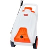 image:imageVEVOR BatteryPowered Sprayer with Wheeled Cart 10 Gallons Electric Weed Sprayer Adjustable 080 PSI Yard Lawn Sprayers with Wheels 5 Nozzles amp 98ft Hose 36H Spray Time for Weeding Cleaning131 Gal