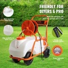 image:imageVEVOR BatteryPowered Sprayer with Wheeled Cart 10 Gallons Electric Weed Sprayer Adjustable 080 PSI Yard Lawn Sprayers with Wheels 5 Nozzles amp 98ft Hose 36H Spray Time for Weeding Cleaning15 GalCustom Bulit Cart