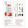 image:imageVEVOR BatteryPowered Sprayer with Wheeled Cart 10 Gallons Electric Weed Sprayer Adjustable 080 PSI Yard Lawn Sprayers with Wheels 5 Nozzles amp 98ft Hose 36H Spray Time for Weeding Cleaning131 Gal