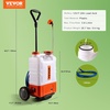 image:imageVEVOR BatteryPowered Sprayer with Wheeled Cart 10 Gallons Electric Weed Sprayer Adjustable 080 PSI Yard Lawn Sprayers with Wheels 5 Nozzles amp 98ft Hose 36H Spray Time for Weeding Cleaning4 Gal with Cart