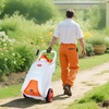 image:imageVEVOR BatteryPowered Sprayer with Wheeled Cart 10 Gallons Electric Weed Sprayer Adjustable 080 PSI Yard Lawn Sprayers with Wheels 5 Nozzles amp 98ft Hose 36H Spray Time for Weeding Cleaning131 Gal