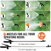 image:imageVEVOR BatteryPowered Sprayer with Wheeled Cart 10 Gallons Electric Weed Sprayer Adjustable 080 PSI Yard Lawn Sprayers with Wheels 5 Nozzles amp 98ft Hose 36H Spray Time for Weeding Cleaning4 Gal with Cart