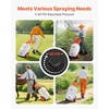 image:imageVEVOR BatteryPowered Sprayer with Wheeled Cart 10 Gallons Electric Weed Sprayer Adjustable 080 PSI Yard Lawn Sprayers with Wheels 5 Nozzles amp 98ft Hose 36H Spray Time for Weeding Cleaning10 Gal