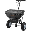 image:imageVEVOR Broadcast Spreader 12ft Spreading Width Push Broadcast Spreader with 13 AllTerrain Tires Adjustable Flow Control 130lbs Capacity Hopper Lawn Spreaders for Fertilizer Seed Ice Melt