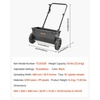 image:imageVEVOR Broadcast Spreader 50LBS Capacity Drop Spreader with Hopper Grate 18 in Spreading Width amp 30 Settings 10 in All Terrain Tires Garden amp Lawn Spreaders for Seed Fertilizer