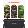 image:imageVEVOR Broadcast Spreader 50LBS Capacity Drop Spreader with Hopper Grate 18 in Spreading Width amp 30 Settings 10 in All Terrain Tires Garden amp Lawn Spreaders for Seed Fertilizer