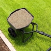 image:imageVEVOR Broadcast Spreader 98ft Spreading Width Push Broadcast Spreader with 10 AllTerrain Tires Adjustable Flow Control 15lbs Capacity Hopper Lawn Spreaders for Fertilizer Seed Small Home Use