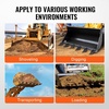 image:imageVEVOR Bucket Tooth Bar 60 Heavy Duty Tractor Bucket 7 Teeth Bar for Loader Tractor Skidsteer 4560 lbs LoadBearing Capacity Bolt On Design for Efficient Soil Excavation and Bucket Protection48in