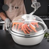 image:imageVEVOR Bud Leaf Bowl Trimmer 24 Spin Cutting Machine with Clear Visibility Dome Sharp Stainless Steel Blades Wet amp Dry Trimming for Buds Leaves Hydroponics Solid Metal Gear Box and Hand PrunerSilver