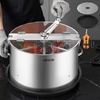 image:imageVEVOR Bud Leaf Bowl Trimmer 24 Spin Cutting Machine with Clear Visibility Dome Sharp Stainless Steel Blades Wet amp Dry Trimming for Buds Leaves Hydroponics Solid Metal Gear Box and Hand PrunerSilver