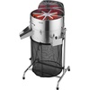 image:imageVEVOR Bud Leaf Bowl Trimmer 24 Spin Cutting Machine with Clear Visibility Dome Sharp Stainless Steel Blades Wet amp Dry Trimming for Buds Leaves Hydroponics Solid Metal Gear Box and Hand PrunerSilver