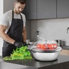 image:imageVEVOR Bud Leaf Bowl Trimmer 24 Spin Cutting Machine with Clear Visibility Dome Sharp Stainless Steel Blades Wet amp Dry Trimming for Buds Leaves Hydroponics Solid Metal Gear Box and Hand PrunerSilver