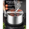 image:imageVEVOR Bud Leaf Bowl Trimmer 24 Spin Cutting Machine with Clear Visibility Dome Sharp Stainless Steel Blades Wet amp Dry Trimming for Buds Leaves Hydroponics Solid Metal Gear Box and Hand PrunerSilver