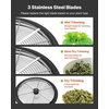 image:imageVEVOR Bud Leaf Bowl Trimmer 24 Spin Cutting Machine with Clear Visibility Dome Sharp Stainless Steel Blades Wet amp Dry Trimming for Buds Leaves Hydroponics Solid Metal Gear Box and Hand PrunerSilver