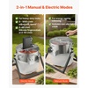 image:imageVEVOR Bud Leaf Bowl Trimmer 24 Spin Cutting Machine with Clear Visibility Dome Sharp Stainless Steel Blades Wet amp Dry Trimming for Buds Leaves Hydroponics Solid Metal Gear Box and Hand PrunerSilver