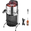 image:imageVEVOR Bud Leaf Bowl Trimmer 24 Spin Cutting Machine with Clear Visibility Dome Sharp Stainless Steel Blades Wet amp Dry Trimming for Buds Leaves Hydroponics Solid Metal Gear Box and Hand PrunerSilver