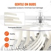 image:imageVEVOR Bud Leaf Bowl Trimmer 24 Spin Cutting Machine with Clear Visibility Dome Sharp Stainless Steel Blades Wet amp Dry Trimming for Buds Leaves Hydroponics Solid Metal Gear Box and Hand PrunerSilver