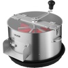 image:imageVEVOR Bud Leaf Bowl Trimmer 24 Spin Cutting Machine with Clear Visibility Dome Sharp Stainless Steel Blades Wet amp Dry Trimming for Buds Leaves Hydroponics Solid Metal Gear Box and Hand PrunerSilver