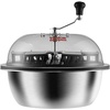 image:imageVEVOR Bud Leaf Bowl Trimmer 24 Spin Cutting Machine with Clear Visibility Dome Sharp Stainless Steel Blades Wet amp Dry Trimming for Buds Leaves Hydroponics Solid Metal Gear Box and Hand PrunerSilver