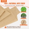image:imageVEVOR Burlap Fabric Roll 36 x 150 ft High Density Wide Natural Burlap Fabric Rolls Jute Fabric Burlap Tree Wrap Roll for Decor Crafts Wedding Gardening Plant amp Tree Winter Covering14 inch x 30 ft