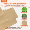 image:imageVEVOR Burlap Fabric Roll 36 x 150 ft High Density Wide Natural Burlap Fabric Rolls Jute Fabric Burlap Tree Wrap Roll for Decor Crafts Wedding Gardening Plant amp Tree Winter Covering40 inch x 300 ft