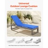 image:imageVEVOR Chaise Lounge Cushion 72 x 21 x 3 in Outdoor Lounge Chair Cushions Waterproof amp FadeResistant Sun Lounger Replacement Cushions with Ties Patio Lounger Pads for Pool Deck Lawn Blue