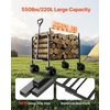image:imageVEVOR Collapsible Folding Wagon with Wheels Wagons Carts Foldable with 225lbs Capacity Lightweight Portable Utility Wagon Cart for Grocery Shopping Sports Camping and GardenKhaki