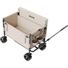 image:imageVEVOR Collapsible Folding Wagon with Wheels Wagons Carts Foldable with 225lbs Capacity Lightweight Portable Utility Wagon Cart for Grocery Shopping Sports Camping and GardenKhaki