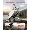 image:imageVEVOR Collapsible Folding Wagon with Wheels Wagons Carts Foldable with 225lbs Capacity Lightweight Portable Utility Wagon Cart for Grocery Shopping Sports Camping and GardenKhaki
