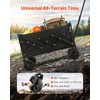 image:imageVEVOR Collapsible Folding Wagon with Wheels Wagons Carts Foldable with 225lbs Capacity Lightweight Portable Utility Wagon Cart for Grocery Shopping Sports Camping and GardenBlack