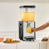image:imageVEVOR Commercial Beverage Dispenser 2 Tanks 18 L  19 QT Per Tank Juice Dispenser 370W Stainless Steel Ice Tea Drink Machine with 45F54F Cooling Temperature for Cold Drink Restaurant Bar Party18L1