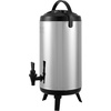image:imageVEVOR Commercial Beverage Dispenser 2 Tanks 18 L  19 QT Per Tank Juice Dispenser 370W Stainless Steel Ice Tea Drink Machine with 45F54F Cooling Temperature for Cold Drink Restaurant Bar Party1 tanks x 92L