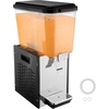 image:imageVEVOR Commercial Beverage Dispenser 2 Tanks 18 L  19 QT Per Tank Juice Dispenser 370W Stainless Steel Ice Tea Drink Machine with 45F54F Cooling Temperature for Cold Drink Restaurant Bar Party18L1