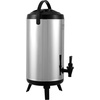 image:imageVEVOR Commercial Beverage Dispenser 2 Tanks 18 L  19 QT Per Tank Juice Dispenser 370W Stainless Steel Ice Tea Drink Machine with 45F54F Cooling Temperature for Cold Drink Restaurant Bar Party1 tanks x 92L