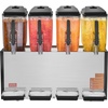 image:imageVEVOR Commercial Beverage Dispenser 3 Tanks 12 L  127 QT Per Tank Juice Dispenser 370W Stainless Steel Ice Tea Drink Machine with 45F54F Cooling Temperature for Cold Drink Restaurant Bar Party12L4