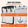 image:imageVEVOR Commercial Beverage Dispenser 3 Tanks 12 L  127 QT Per Tank Juice Dispenser 370W Stainless Steel Ice Tea Drink Machine with 45F54F Cooling Temperature for Cold Drink Restaurant Bar Party12L  3