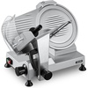 image:imageVEVOR Commercial Meat Slicer 10 inch Electric Food Slicer 240W Frozen Meat Deli Slicer Premium Chromiumplated Steel Blade SemiAuto Meat Slicer For Commercial and Home useSilver
