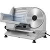 image:imageVEVOR Commercial Meat Slicer 10 inch Electric Food Slicer 240W Frozen Meat Deli Slicer Premium Chromiumplated Steel Blade SemiAuto Meat Slicer For Commercial and Home useSilver